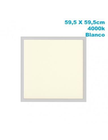 Panel Led 48w 4000k Lino Blanco 4800lm  1x59,5x59,5 Cm Corte 59x59 Cm