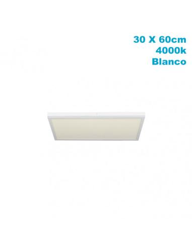 Panel Superf. 36w 4000k Tivoli Blanco 2,5x30x60 Cm 3060 Lm