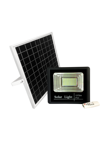 Proyector Led Solar 60 w 6500k Negro 1375 lm